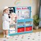 Kids Wooden Medical Center Playset Doctor’s Office Toy with 29 Accessories, ECG & X-Ray Station, Storage Drawers